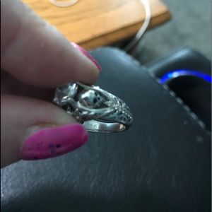 Brand new engagement skull ring